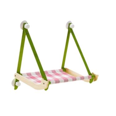 Imagem de Bothyi Rede para gatos, poleiro para gatos, poleiro para assentos de janela, para pendurar em janelas de fácil instalação, presente para prateleiras, Rosa