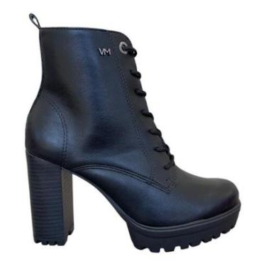 Imagem de Coturno Via Marte Salto Bloco 233404 Feminino Preto-Feminino