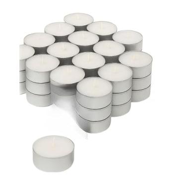 Imagem de Velas Parafina Rechaud Com Suporte Alumínio Decorativas Dia dos Namorados Flutuante Casamento(50)