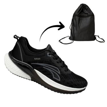 Imagem de tenis masculino kolosh kit esportivo ultraleve preto