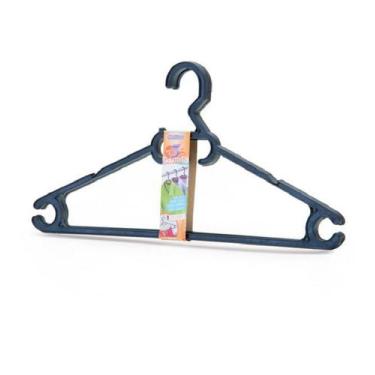 Imagem de Kit C/ 3 Cabides Imbatível Pt 41 Cm C/ Alça -140796 - Injeplastec