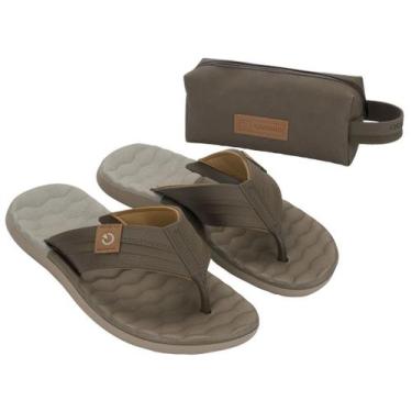 Imagem de Chinelo Cartago Masculino Cordoba, Marrom, 40