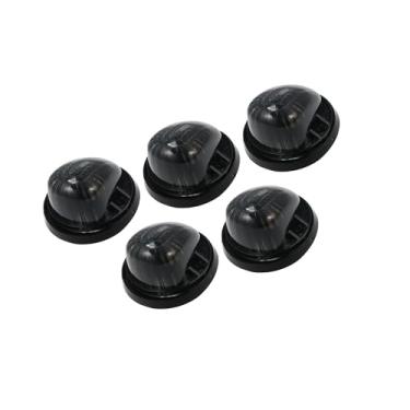 Imagem de Partuto 5 peças de luz de marcação de cabine superior de carro, lâmpadas de corrida de teto pretas fumadas, lentes amarelas, luz LED para Chevrolet C30 C20 K30 K20 1977-1986 para GMC C1500 1979-1984