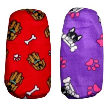 Imagem de Kit 2 Roupas Roxo/Vermelho Cães - Suéter De Inverno Pp - Nicapet