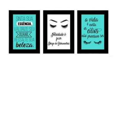 Imagem de Placas mdf Cílios 3 un - Shoppingnet