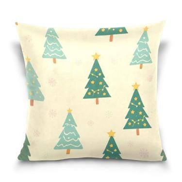Imagem de Burbuja Capas de almofada 40,6 x 40,6 cm, capa de almofada de veludo macio para árvore de Natal decorativa para sofá, sofá, sala de estar, quarto