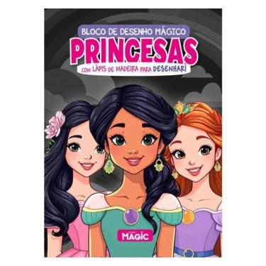 Imagem de Princesas - Bloco De Desenho Mágico