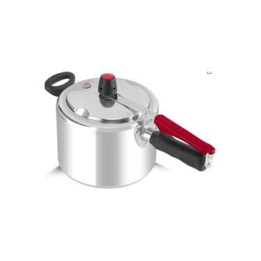 Imagem de Panela de Pressão Classic Polida, 4,5 Litros, Liga de Alumínio, com Válvula de Segurança, 20x20x30 cm