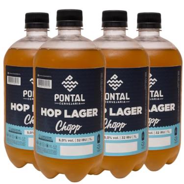 Imagem de Growler 1l Hop Lager Pontal - Kit 4un
