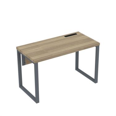 Imagem de Mesa Plataforma Unica 120x60 Pe40 Noce Naturalle-grafito