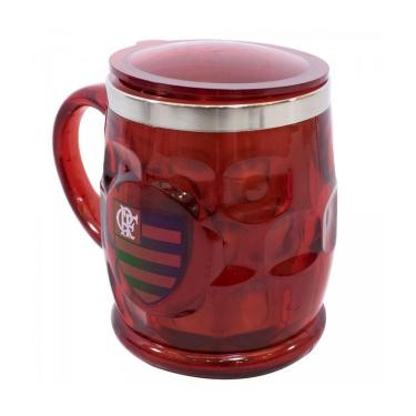 Imagem de Caneca Térmica Com Tampa 500ml - Flamengo-Unissex