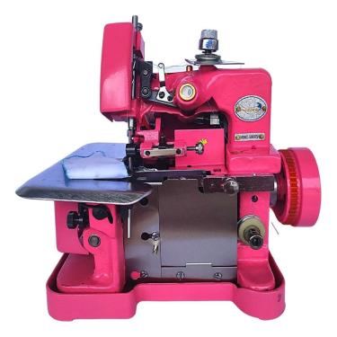 Imagem de Máquina de Costura Overlock Overloque Semi Industrial Portátil 110V Importway IWMC-506RS1 Rosa 127V