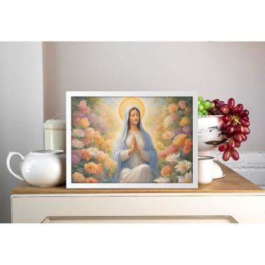 Imagem de Maria em oração - 70 x 50 Caixa (canvas)