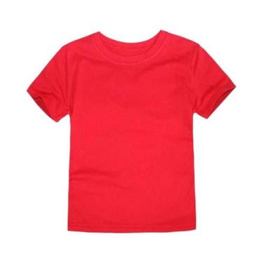 Imagem de Camisetas Clássicas De Algodão Brancas E Pretas Para Meninos E Meninas