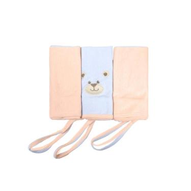 Imagem de Toalha de Boca para Bebê 34 cm x 34 cm 3 Unidades Bublim, Urso Espaço 