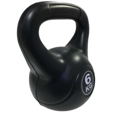 Imagem de Kettlebell 6kg Exercício Funcional Musculação Vinil Treino - OCCY