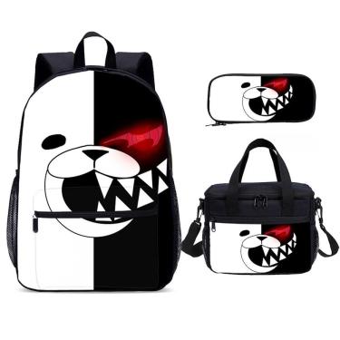 Imagem de Conjunto de mochilas Danganronpas School Bag Satchel Anime 3 unidades