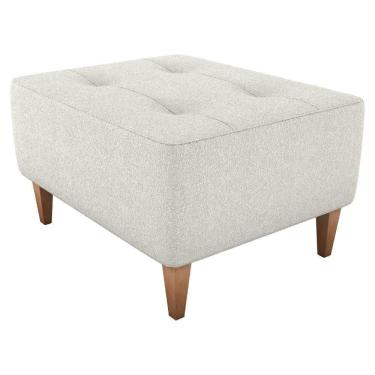 Imagem de Puff 62Cm Piva Boucle F492 Natural Milani Store Natural
