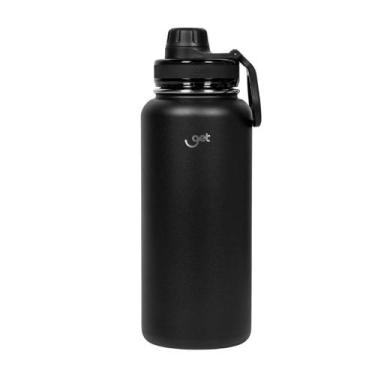 Imagem de Garrafa Térmica Inox Get Trity 1000ml Preto com tampa