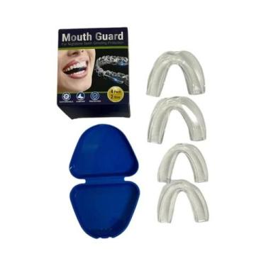 Imagem de Protetor Bucal Moldável Para Adultos 4 Peças Para Bruxismo E Proteção 