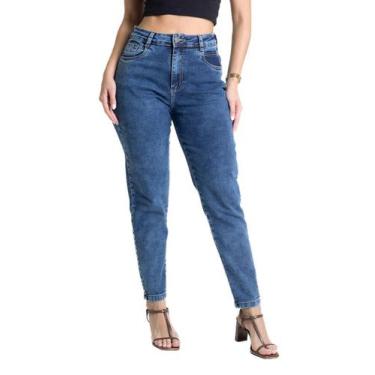 Imagem de Calça Jeans Sawary Mom - 281667 - Azul escuro 40, Azul escuro, 40