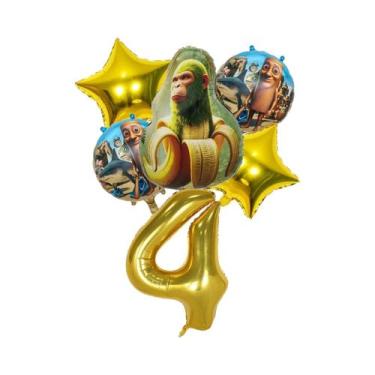 Imagem de Balões De Alumínio Para Festa De Aniversário Infantil Com Tema Italian