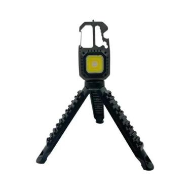 Imagem de Lanterna Mini EDC Recarregável Com Chaveiro, Lâmpada De Trabalho COB P