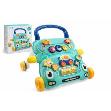 Imagem de Andador Educativo Infantil Musical para Bebê | Centro de Atividades Didático, Interativo e de Apoio aos Primeiros Passos