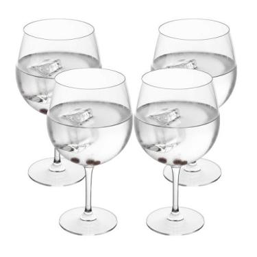 Imagem de Jogo 4 Taça de Gin Degustação Vidro Transparente G4U Class Home 630ml