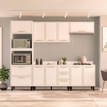 Imagem de Cozinha Modulada 5 Pecas com Tampo Amara Politorno Moveis