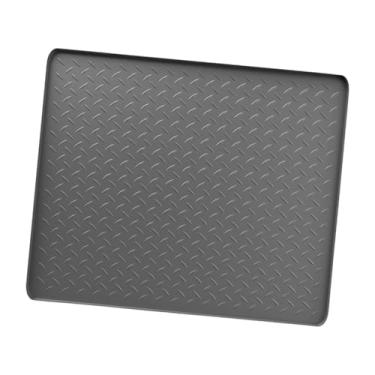 Imagem de Baoblaze Bandeja coletora de silicone para eletrodomésticos de 23,6 x 20 polegadas, à prova d'água, para máquina de lavar e secar, com borda elevada, Cinza