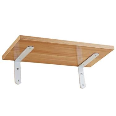 Imagem de Suporte de ferro preto e branco para bancada de trabalho, suporte DIY para economia de espaço/681 (Cor: W, Tamanho: 40 x 15)