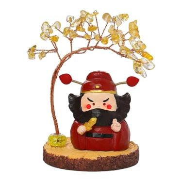 Imagem de MotiveTech Mini Estátua de Buda com árvore Da Sorte, Decoração de árvore Da Sorte, Item de Colecionador, Ornamento Feng Shui para Carro, Sala de Estar, Casa de C, Style a, Tamanho real