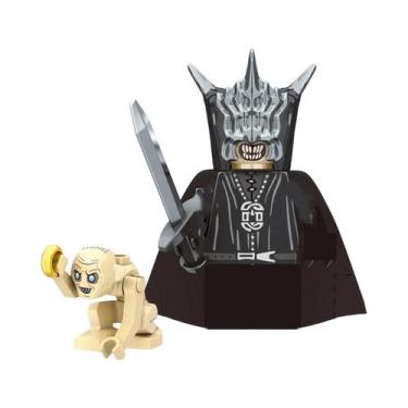 Imagem de Mini Figuras De Ação Blocos De Montar Orcs Anões Elfos Cavaleiros De R
