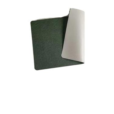 Imagem de Conjunto de 1 a 6 peças de jogo americano de couro sintético, resistente ao calor, antiderrapante, impermeável, dupla face, cozinha, jantar, poliuretano (verde, 6 peças)