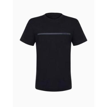 Imagem de Camiseta Manga Curta Calvin Klein Jeans  Boy Palito Preto-Masculino