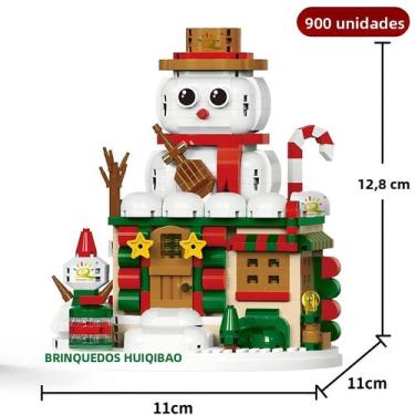 Imagem de Mini Árvore De Natal Para Crianças, Modelo De Casa Do Papai Noel, Bloc