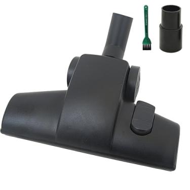 Imagem de EZ SPARES Substituição para aspirador de pó universal, cabeça de escova de 32 mm de 32 mm, no chão e tapete, com pano antiestático