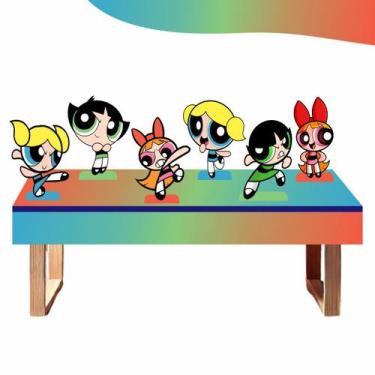 Imagem de Kit 6 Displays de Mesa 20cm MDF 3mm - Meninas Superpoderosas - Tudu de