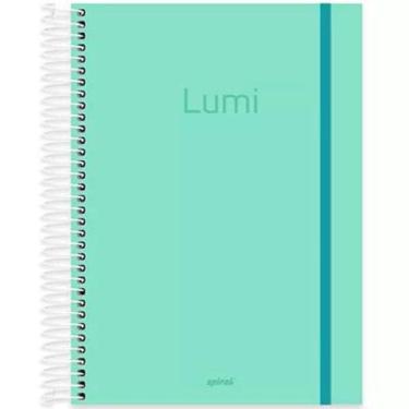 Imagem de Material Escolar Caderno Cores Neon 10Matérias/160Folhas/Kit