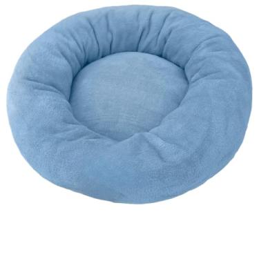 Imagem de Cama Ninho Soft Gato e Cachorro 50cm cama pet cama para gato cama para gatos caminha de cachorro(Azul Celeste)