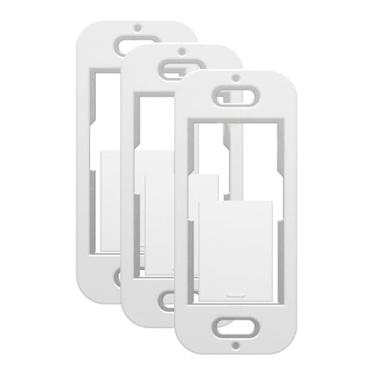 Imagem de Suporte de placa de parede remoto compatível com controle remoto Lutron Pico, sem costura, encaixe remoto, suporte de parede para interruptor inteligente Lutron - preto ou branco enviado