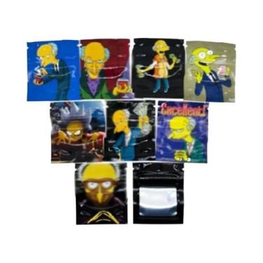 Imagem de 50 Sacos Ziplock Mylar Reutilizáveis 5x6cm, Impermeáveis E À Prova De 