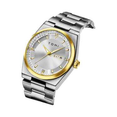 Imagem de Relógio De Quartzo Masculino Para Negócios Com Pulseira De Aço, Calend