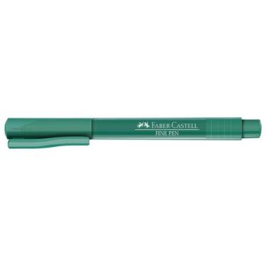 Imagem de Caneta Hidrográfica Fine Pen Faber-Castell 0.4mm Verde Água - Ponta de