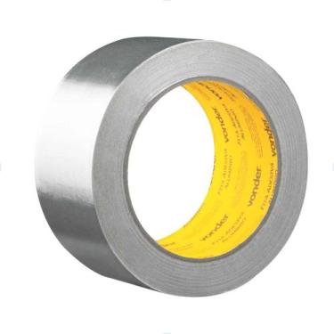 Imagem de Fita Adesiva de Alumínio 10 a 80c 50mmx30m Vonder