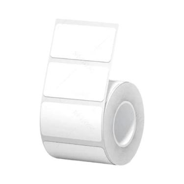Imagem de Etiqueta Térmica Branca Autoadesiva Redonda De 20-50mm De Largura Para