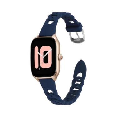 Imagem de Pulseira De Silicone 20mm 22mm Para Amazfit GTS 2 3 4 GTS2 Mini GTR 4 