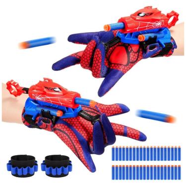 Imagem de Excitobo Web Shooters: Brinquedo Lançador com Luva para Meninos de 3 a 12 Anos - Diversão ao Ar Livre e Jogos Interativos