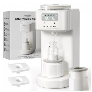 Imagem de Axababy Advanced Dispenser de Fórmula Branco - Aquecedor Automático de Mamadeiras com Auto-Limpeza,110 volts